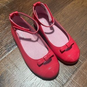 Jacadi girls leather mary Janes shoes size 27